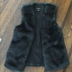 Club Monaco faux fur vest
